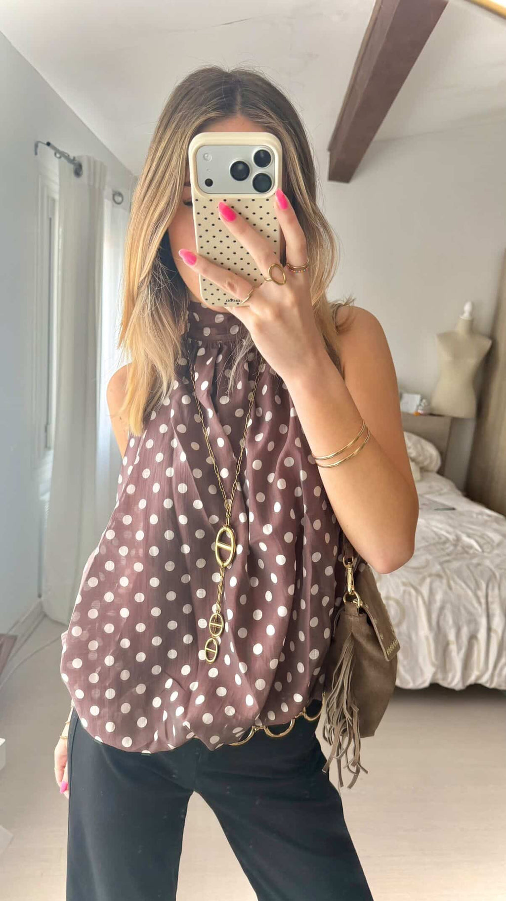 Top Juliette Marron